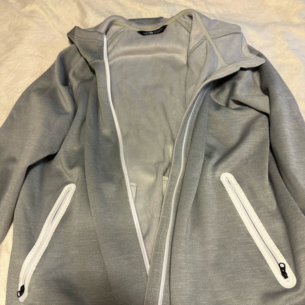 Grey north face worn once